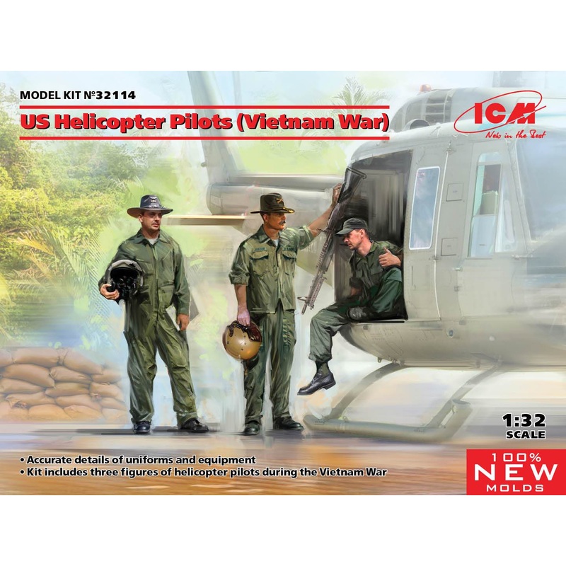 ICM 1:32 US Helicopter Pilots (Vietnam)