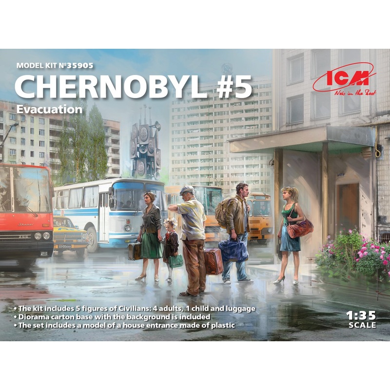 ICM 1:35 Chernobyl #5 Evacuation