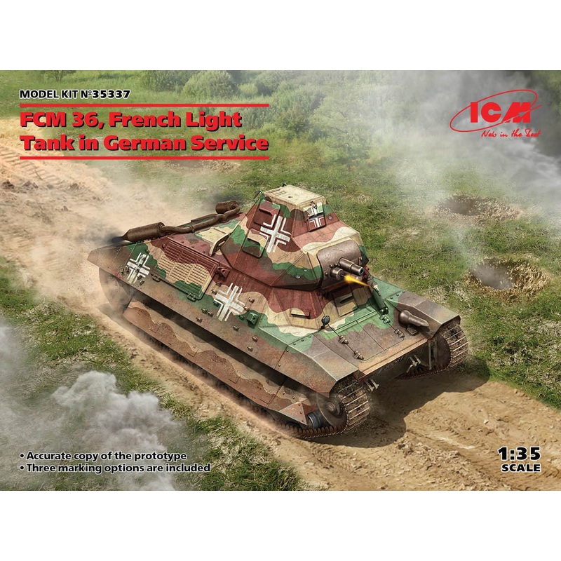 ICM 1:35 FCM 36, French Light Tank