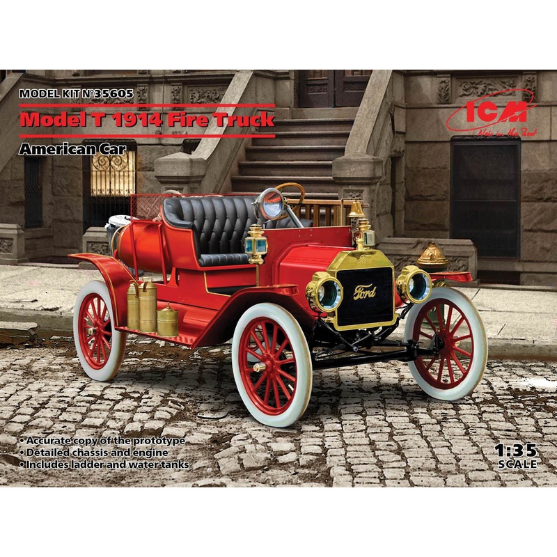 ICM 1:35 Model T 1914 Fire Truck