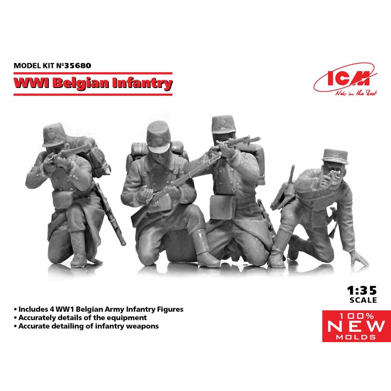 ICM 1:35 WWI Belgian Infantry