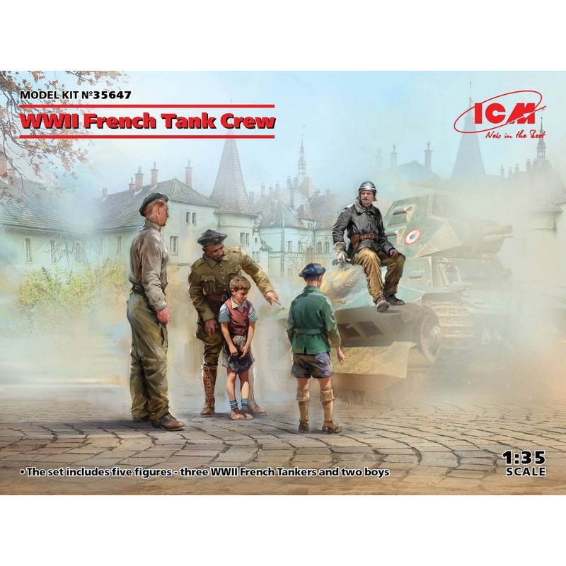 ICM 1:35 WWII French Tank Crew