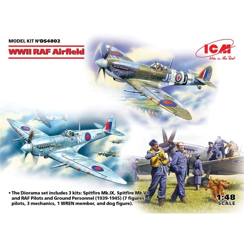 ICM 1:48 WWII RAF Airfield