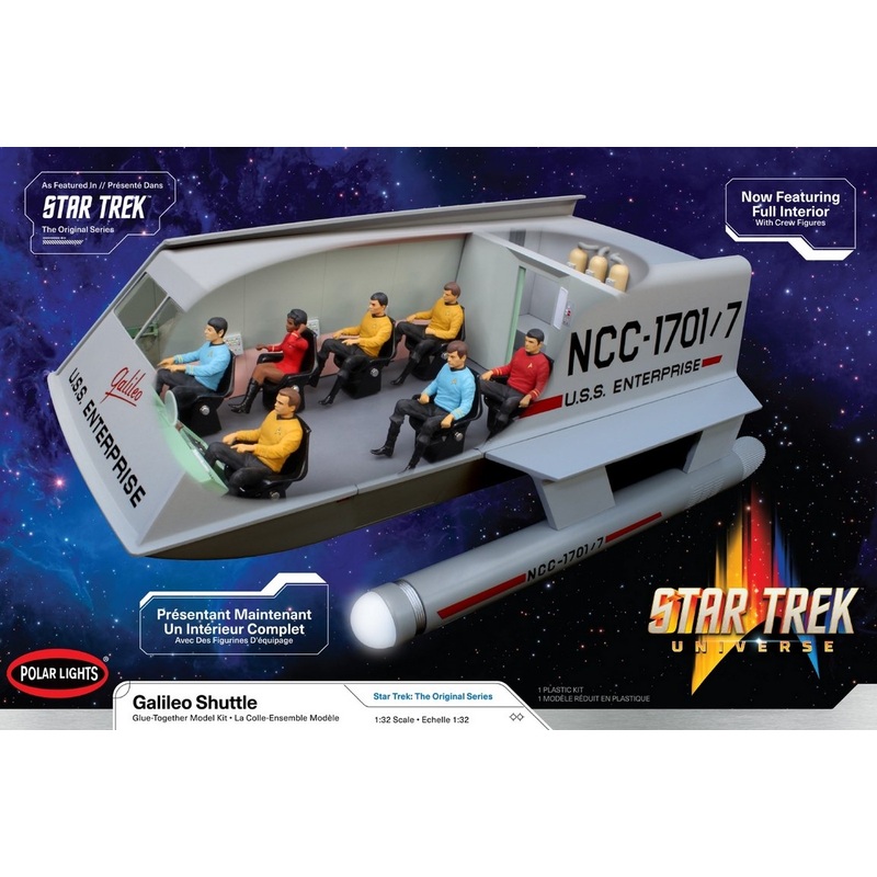 Polar Lights 1:32 Galileo Shuttle w/Interior 2T