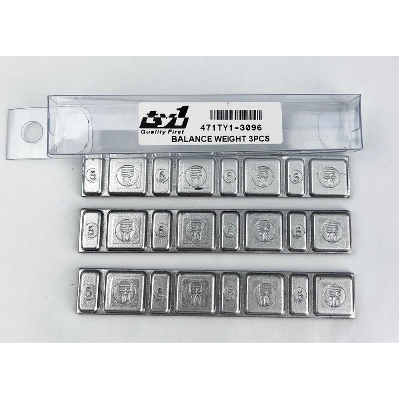 RedbacK Racing Lead Balance Weights 3 Sticks 12x5g 12x10g Sticky back