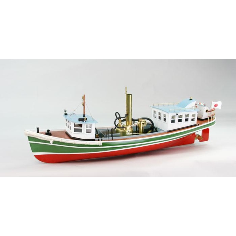 Saito Sabrina 900mm, 5Kg Boat KitT1DR-L Eng, BT-1L boiler/burne