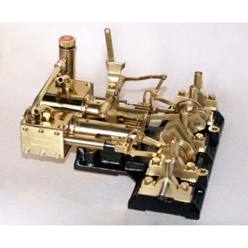 Saito Steam Engine Y2DR SidemountHorizontal Double Acting 2 Cyl