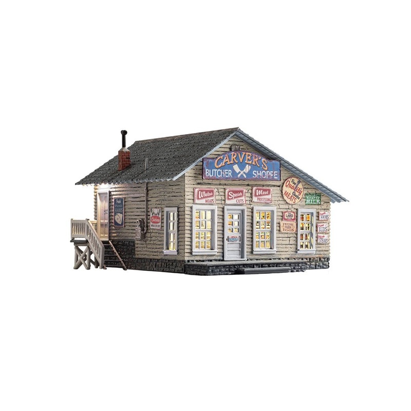 Woodland Scenics HO Butcher Shop