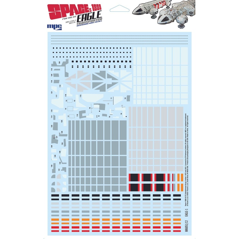 1:48 Space: 1999 22 Eagle Transporter Paneling Decals