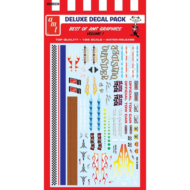 AMT 1:24 Best of AMT Custom Graphics Decals Vol 1