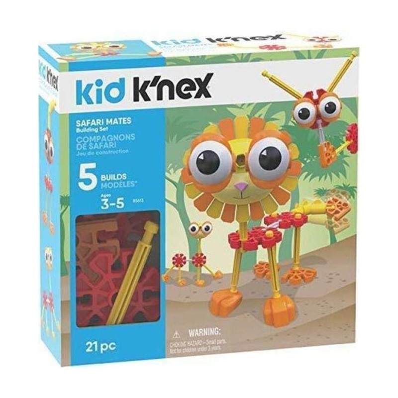 K’nex Safari Mates 21 Pcs 5 builds