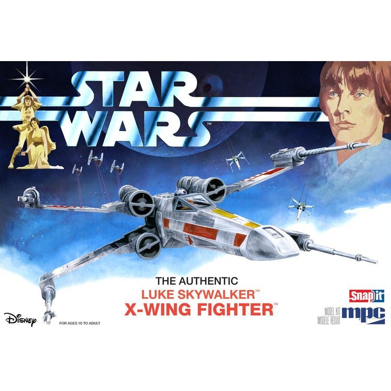MPC 1:63 Star Wars: A New Hope X-Wing Fighter (Snap)