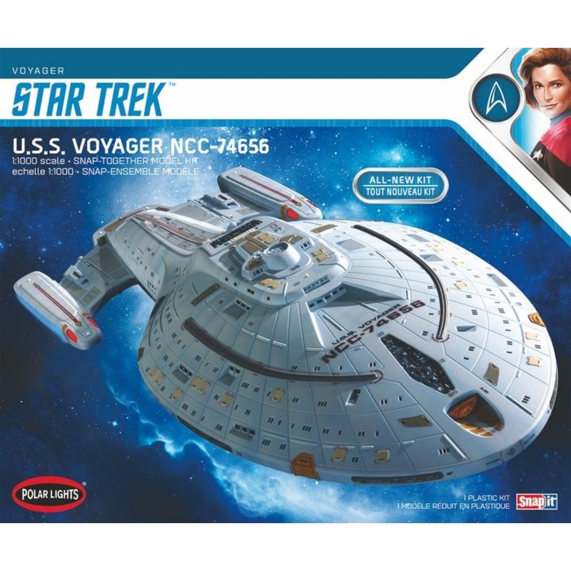 Polar Lights 1:1000 Star Trek U.S.S. Voyager (Snap) 2T