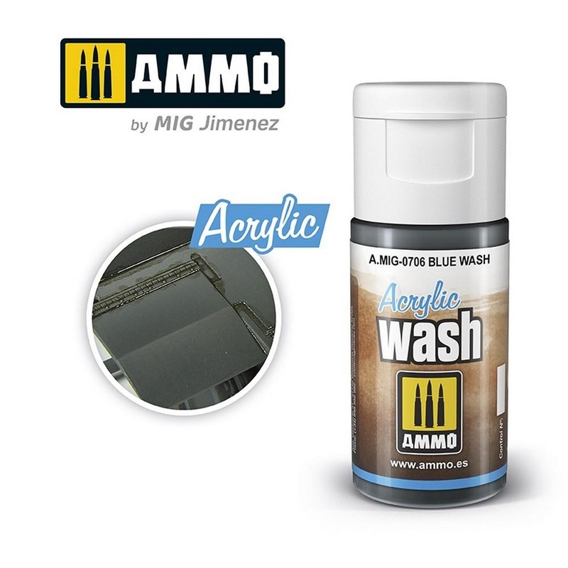 Ammo Acrylic Wash Blue 15ml