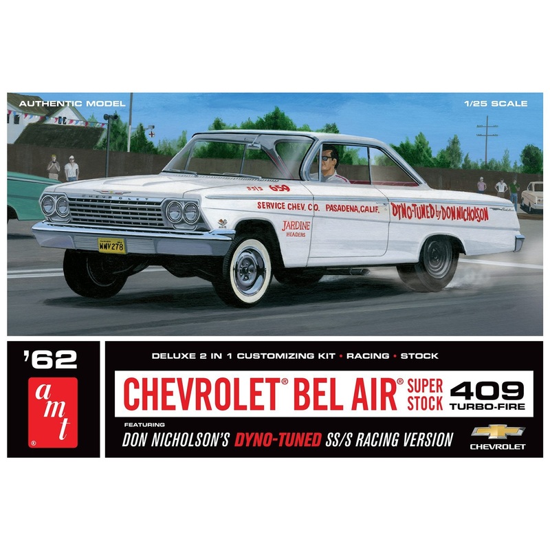 AMT 1:25 1962 Chevy Bel Air Super StockDon Nicholson