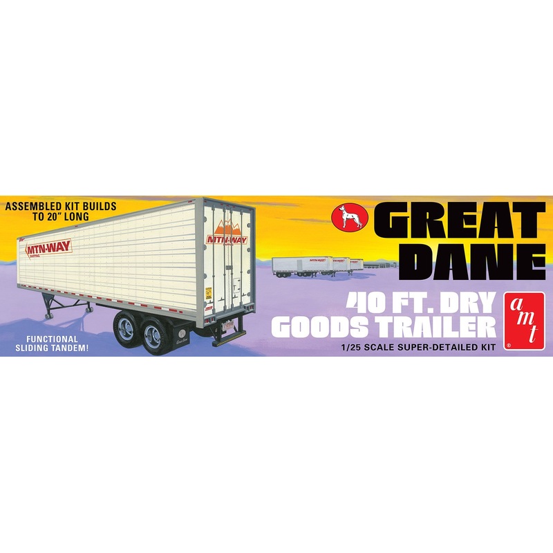 AMT 1:25 Great Dane Dry Goods Semi Trailer