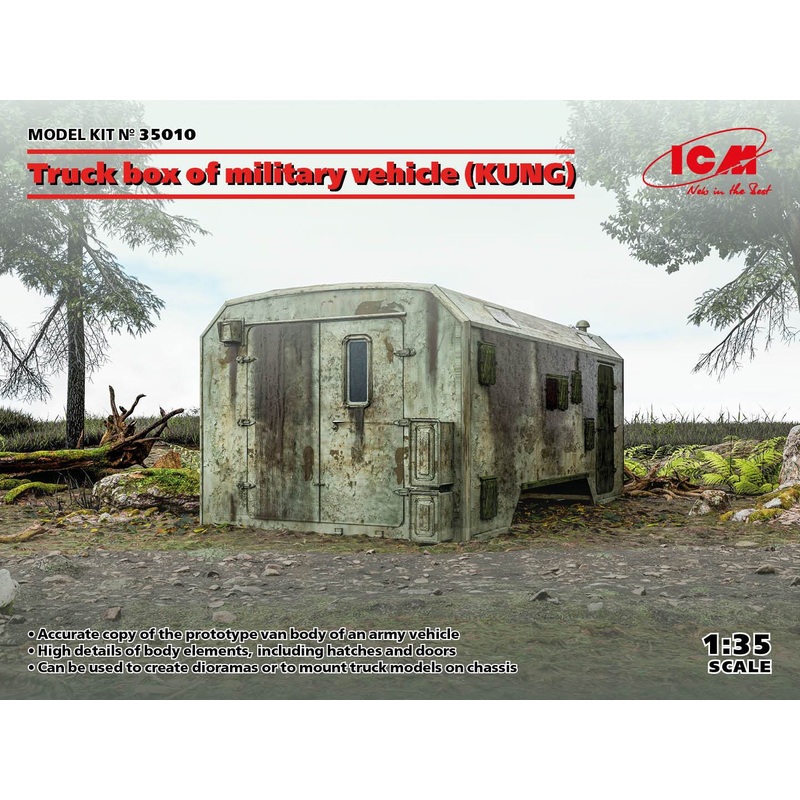 ICM 1:35 Truck Box of Military Vechicle(KUNG)