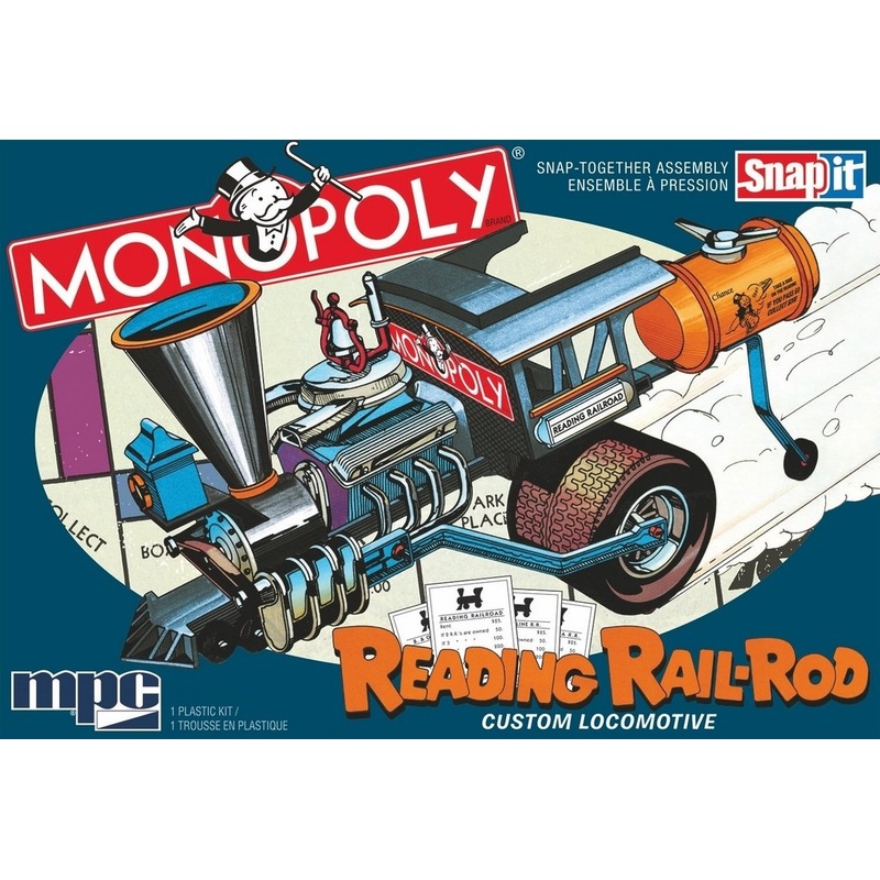 MPC 1:25 Monopoly Reading Rail Rod Custom Locomotive (Snap)