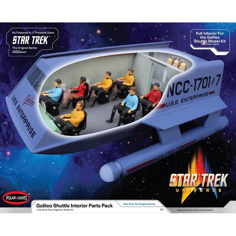 Polar Lights 1:32 Galileo Shuttle Interior Parts Pack