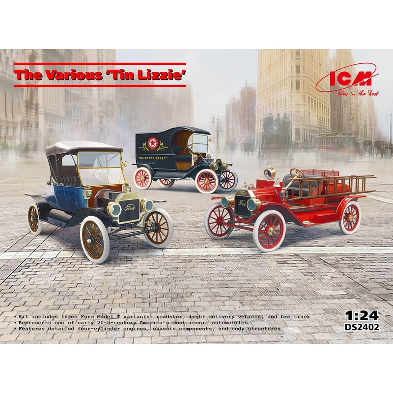 ICM 1:24 The Various ‘Tin Lizzie’