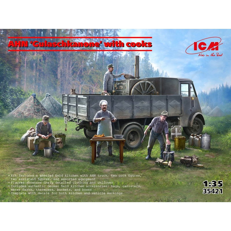 ICM 1:35 AHN Gulaschkanone with cooks