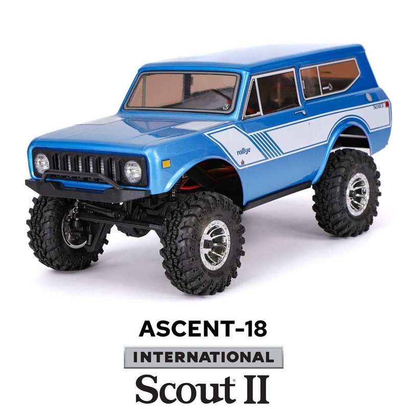 Redcat 1:18 EP Ascent Rock Crawler Intertional Scout II – Blue