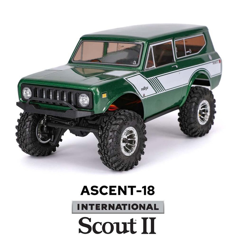 Redcat 1:18 EP Ascent Rock Crawler Intertional Scout II – Green