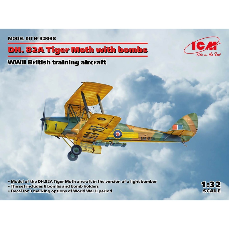 ICM 1:32 DH 82A Tiger Moth