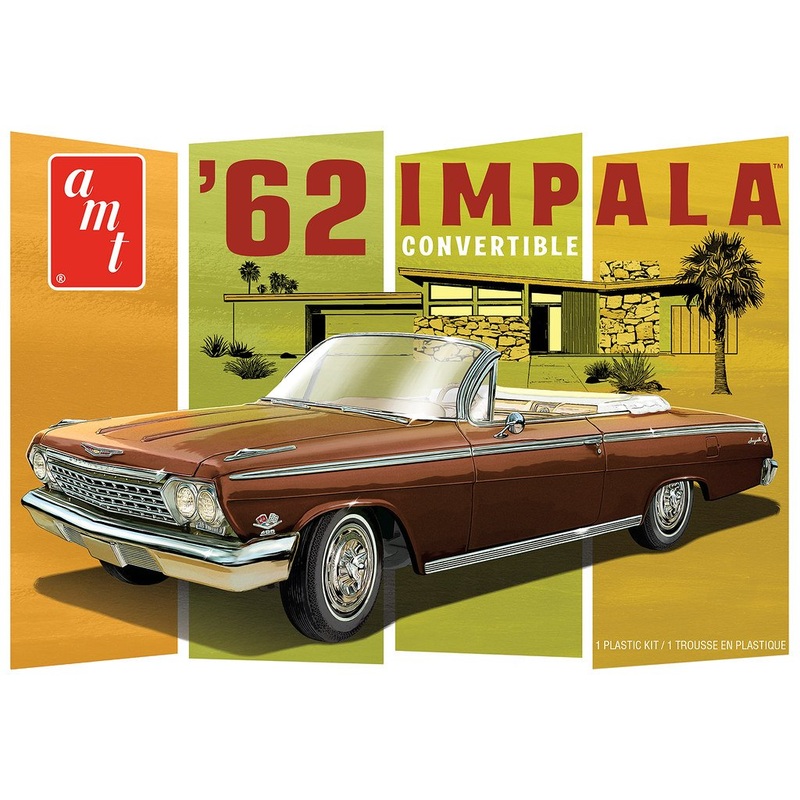 AMT 1:25 1962 Chevy Impala Convertible