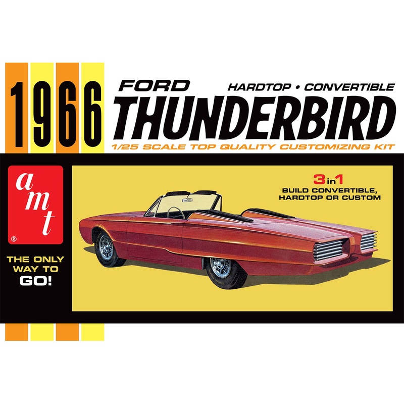 AMT 1:25 1966 Ford Thunderbird HardtopConvertible