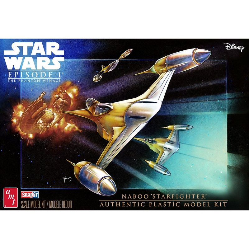 AMT 1:48 Star Wars The Phantom Menace N-1 Naboo Starfighter