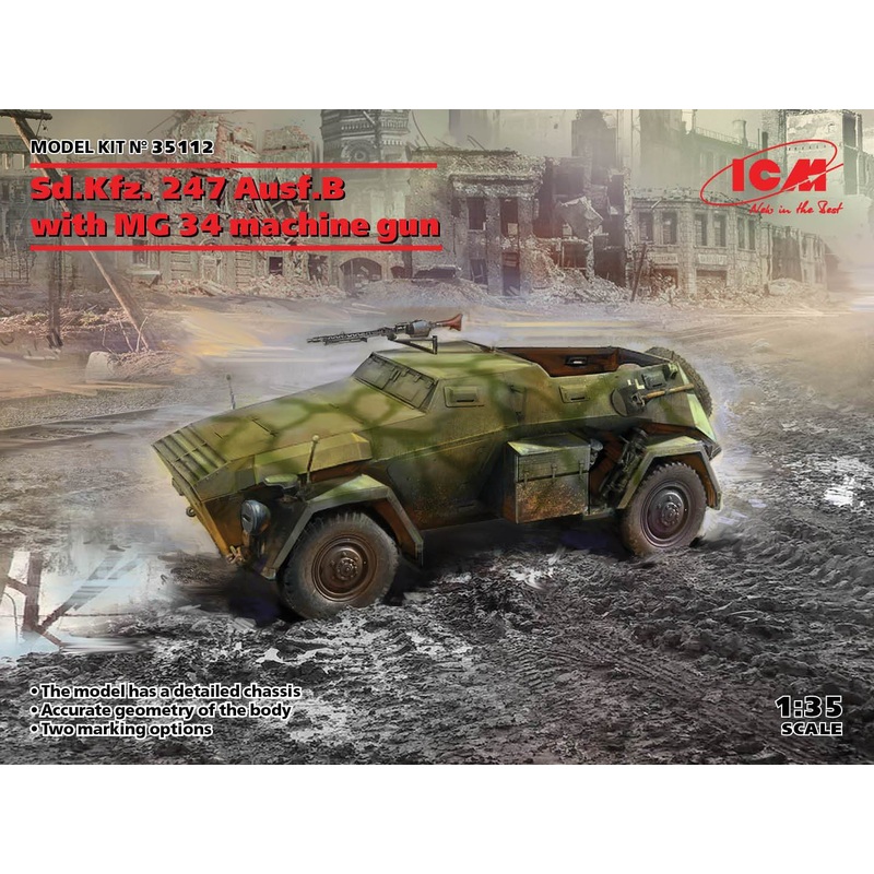 ICM 1:35 Sd Kfz 247 Ausf B with Gun