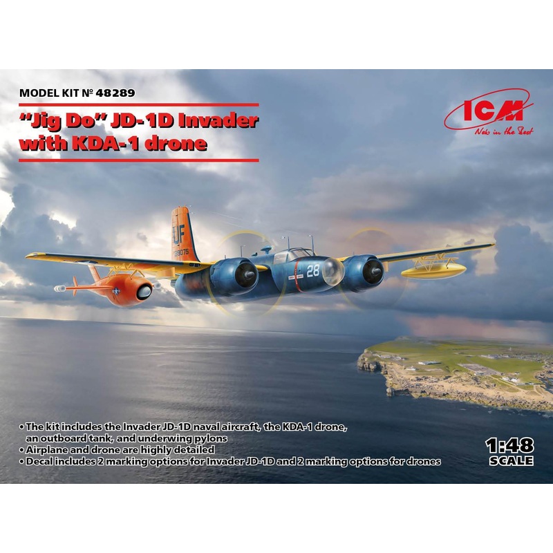 ICM 1:48 JD-1D Invader with KDA-1 drone