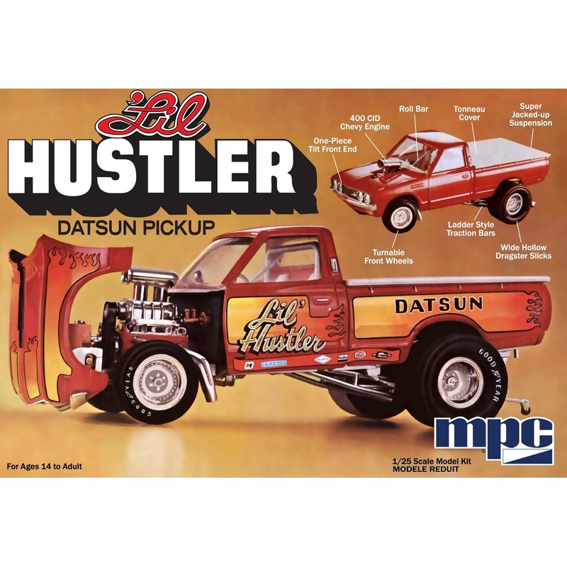MPC 1:25 1975 Datsun Pickup Lil Hustler