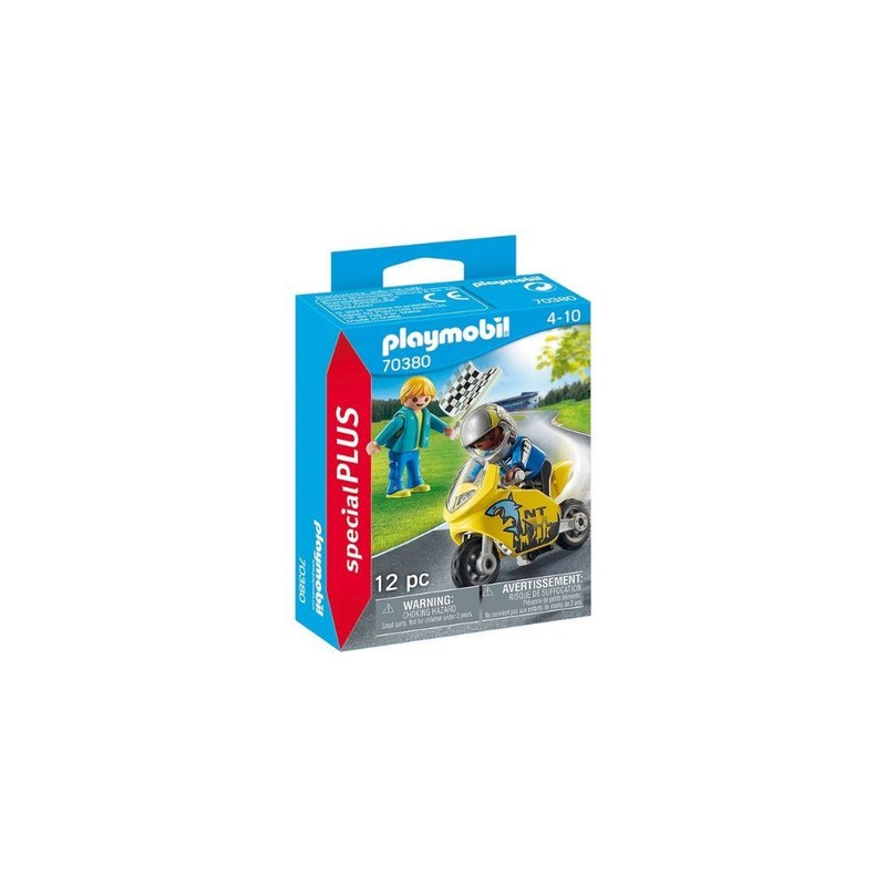 Playmobil Boys with Motorcycle
