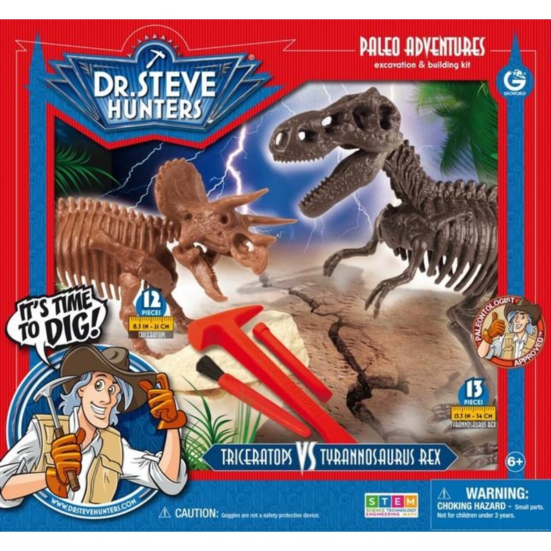 Dr. Steve Hunters T-Rex Vs TriceratopsPaleo Adventures Excavation K