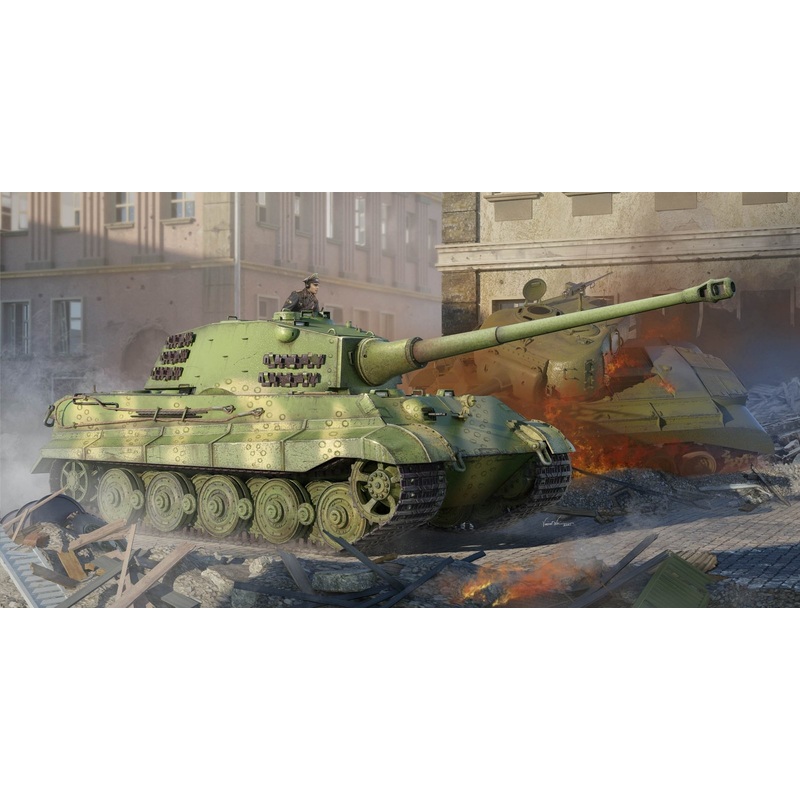 Hobbyboss 1:35 PZ Kpfw VI Sd Kfz 182 Tiger II Henschel 105mm