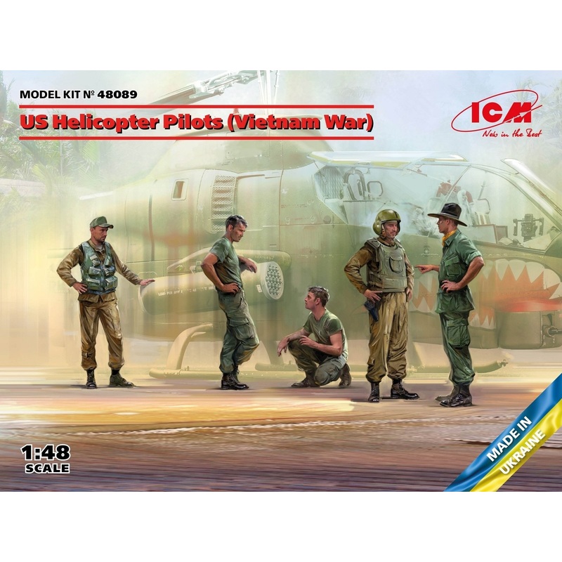 ICM 1:48 US Helicopter Pilots Vietnam