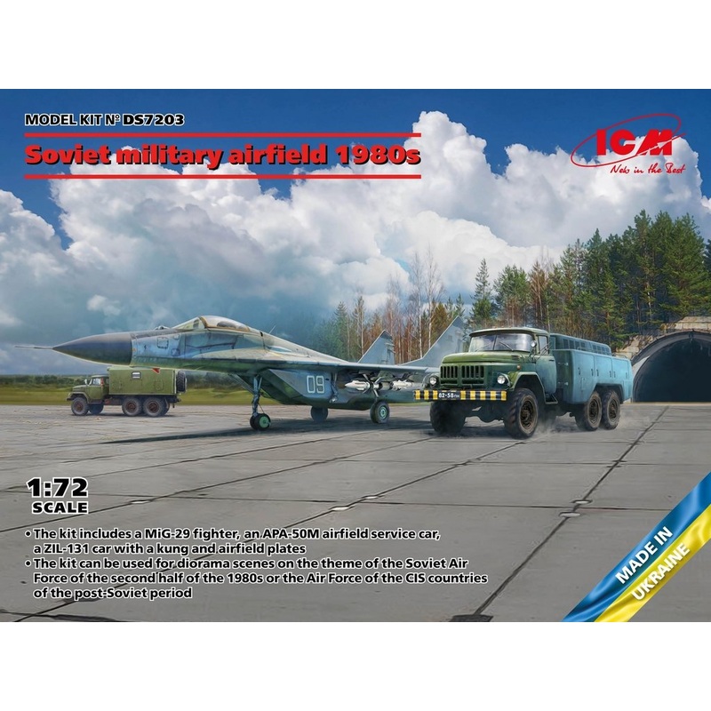 ICM 1:72 Soviet Military Airfield 1980