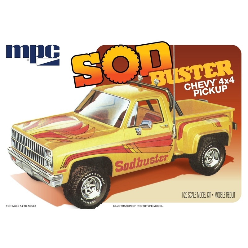 MPC 1:25 1981 Chevy Stepside Pickup SodBuster