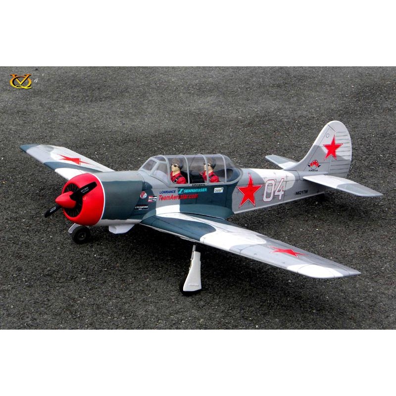 VQ Models Yak 52 Soviet Trainer 2 Place46/62 4C/EP, 1540mm WS, 5Ch RC