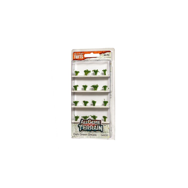 All Game Terrain, Dark Green Shrub Tufts