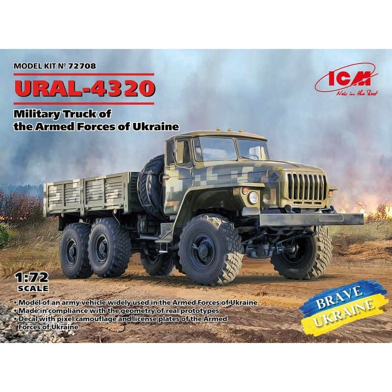 ICM 1:72 URAL 4320 Truck