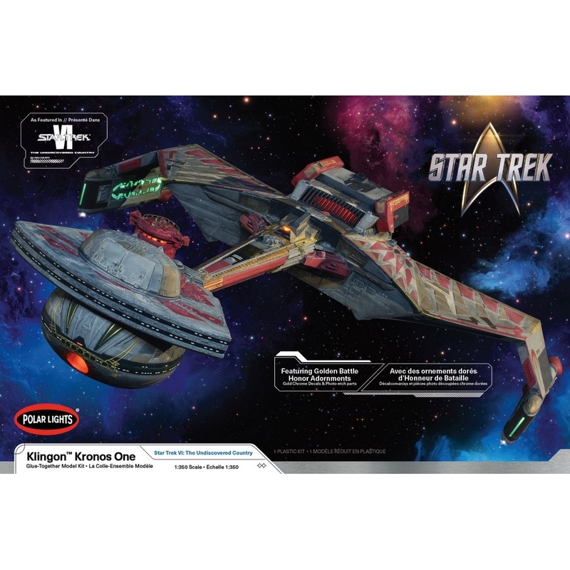 Polar Lights 1:350 Star Trek 6 Klingon Kronos