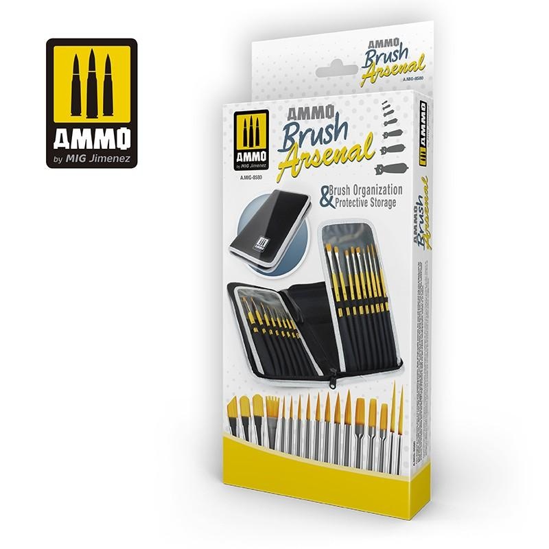Ammo Brush Arsenal – Brush Organisation& Protective Storage