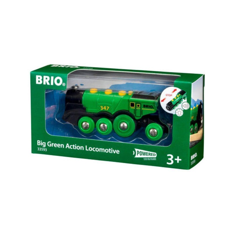BRIO Big Green Action Locomotive