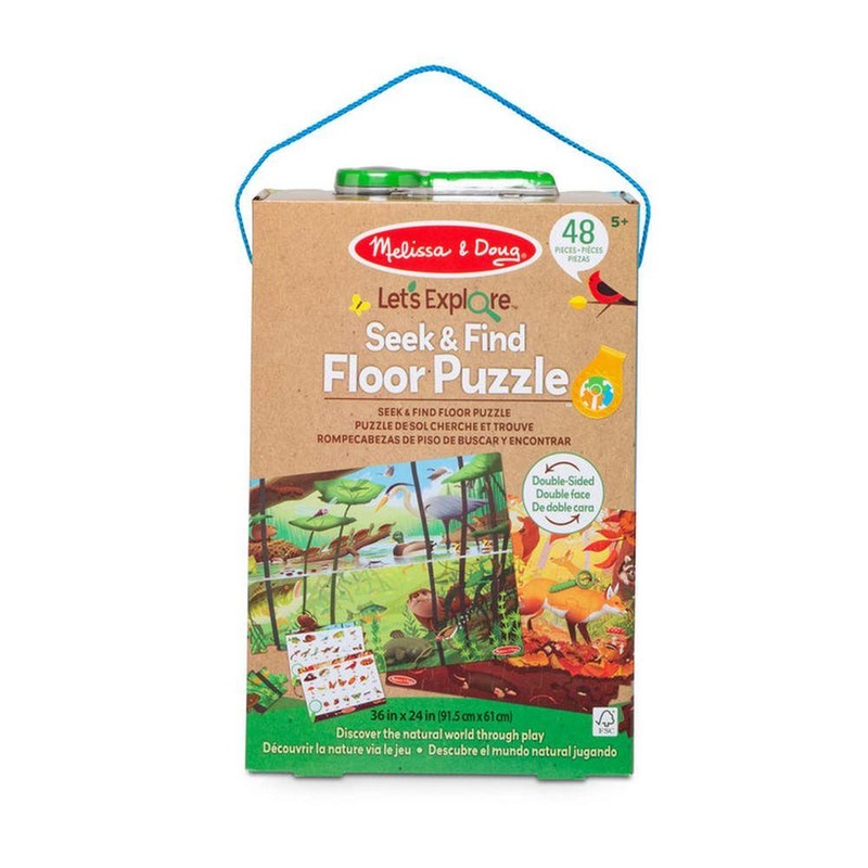 Melissa and Doug Let’s Explore – DoubleSided Puzzle
