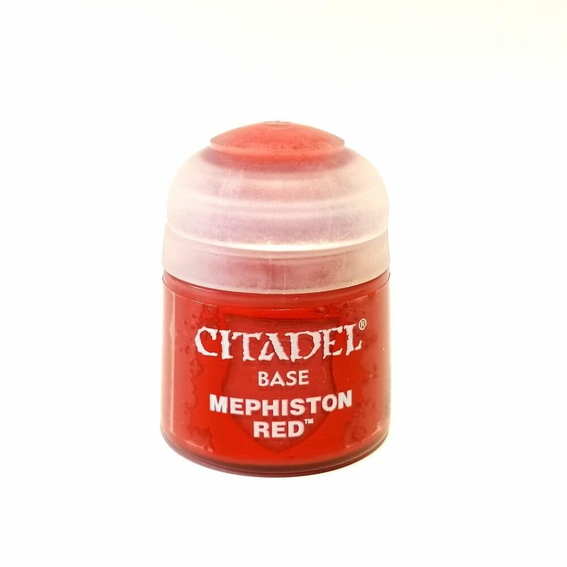 Games Workshop 21-03 Citadel Base: Mephiston Red
