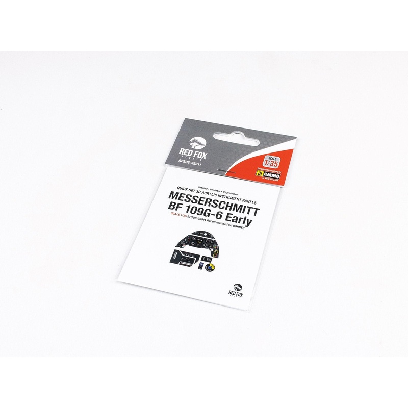 RED FOX STUDIO, 1:35 Messerschmitt Bf 109G-6 (for Border kit)