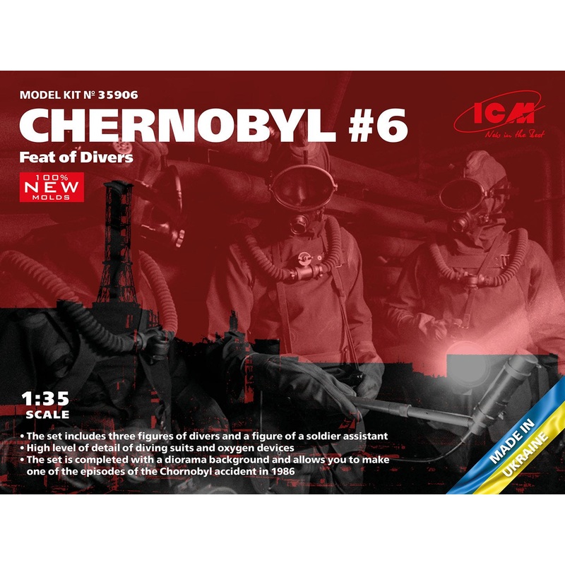 ICM 1:35 Chernobyl #6 Feat of Divers (3)